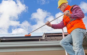 Bentlass soft wash roof cleaning